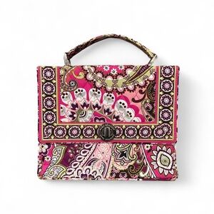 Vera Bradley Pink Paisley Patterned Crossbody Bag